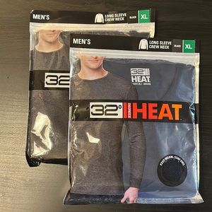 2 New 32 Degrees Long Sleeve Thermal Undershirts.